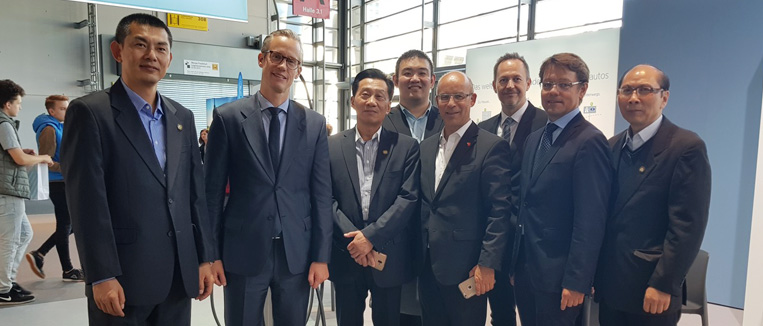 BEM begleitet chinesische Delegation auf der IAA
