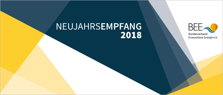 Sponsoringmöglichkeiten auf dem BEE-Neujahrsempfang 2018